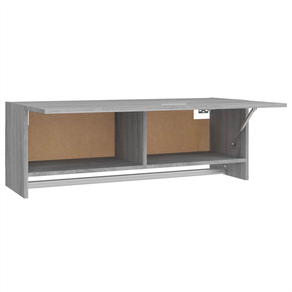 Wardrobe Grey Sonoma 100x32.5x35 Cm Engineered Wood 10 Wardrobe Grey Sonoma 100x32.5x35 cm Engineered Wood