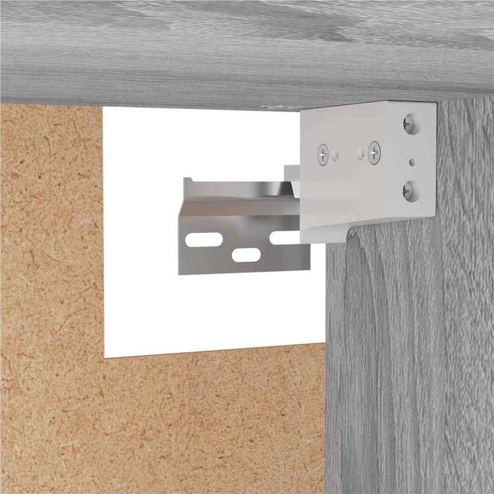 Wardrobe Grey Sonoma 100x32.5x35 Cm Engineered Wood 11 Wardrobe Grey Sonoma 100x32.5x35 cm Engineered Wood