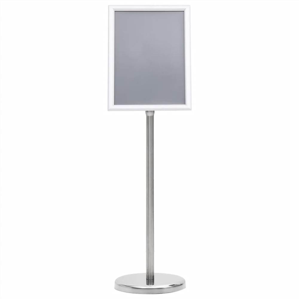 A4 Pedestal Poster Stand Silver Aluminium Alloy 13 A4 Pedestal Poster Stand Silver Aluminium Alloy