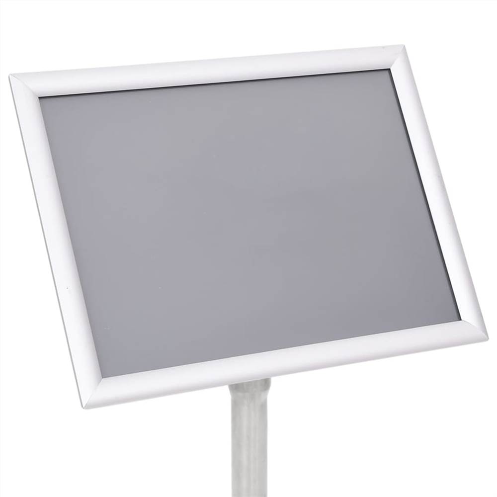 A4 Pedestal Poster Stand Silver Aluminium Alloy 19 A4 Pedestal Poster Stand Silver Aluminium Alloy