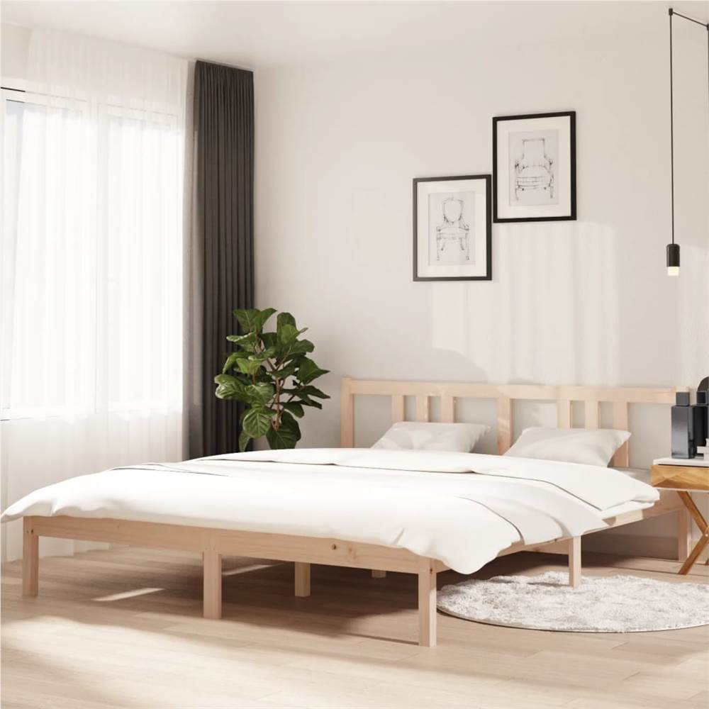 

Bed Frame Solid Wood 160x200 cm