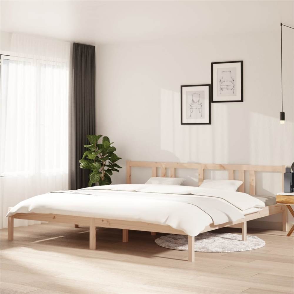 

Bed Frame Solid Wood 200x200 cm