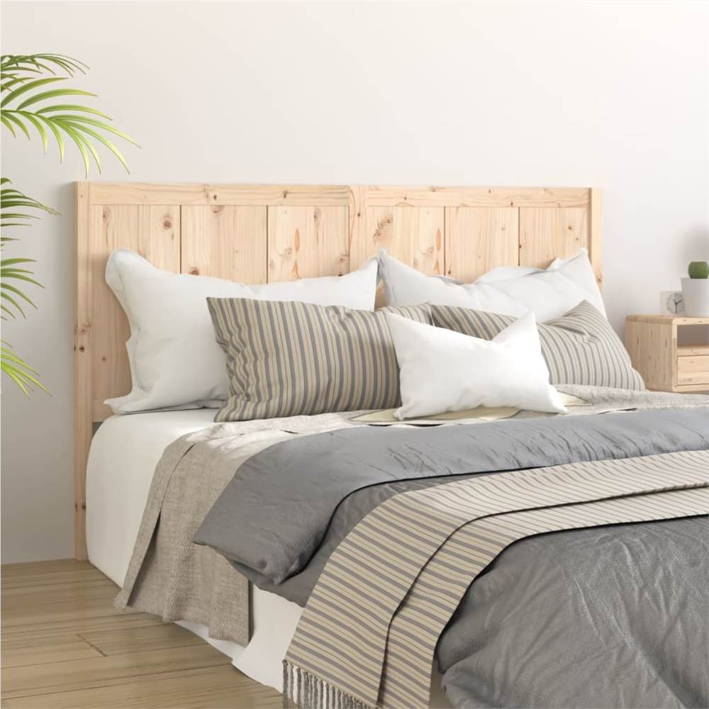 

Bed Headboard 140.5x4x100 cm Solid Pine Wood