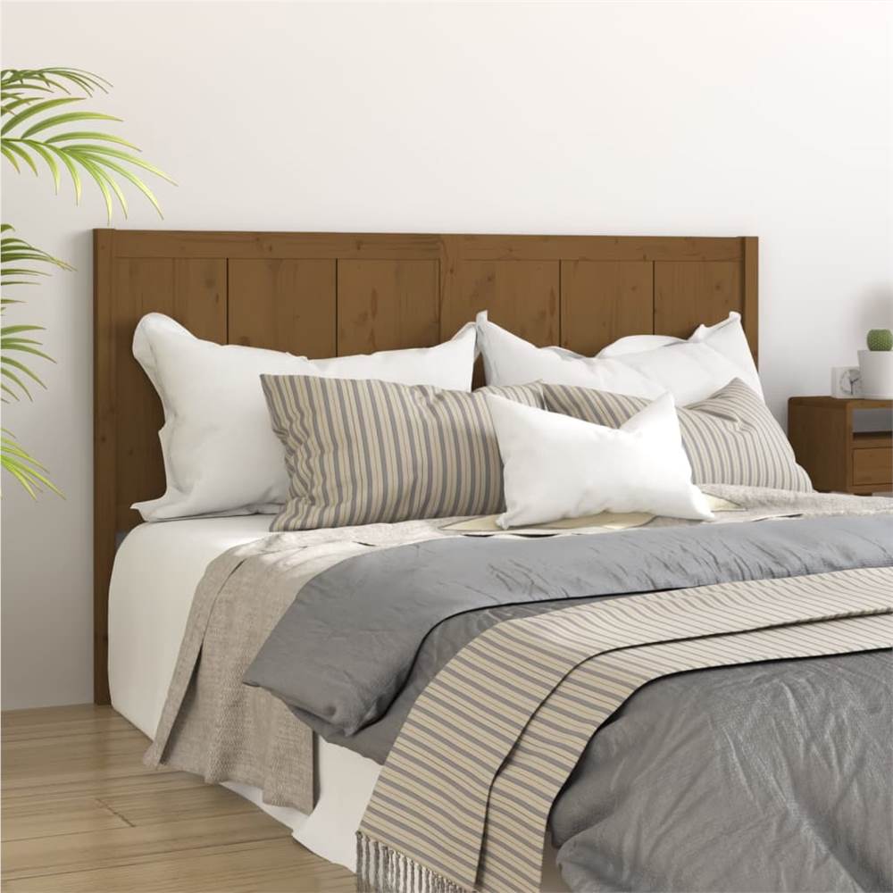 

Bed Headboard Honey Brown 140.5x4x100 cm Solid Pine Wood