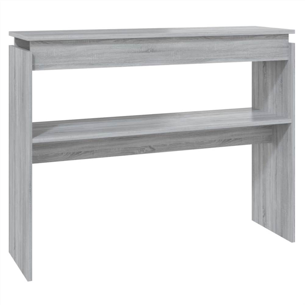 Console Table Grey Sonoma 102x30x80 cm Engineered Wood