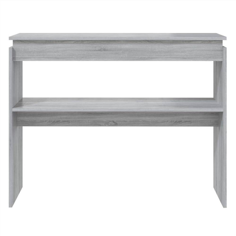 Console Table Grey Sonoma 102x30x80 cm Engineered Wood