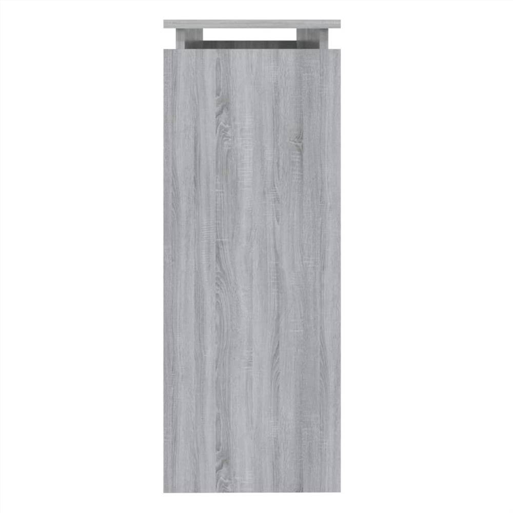Console Table Grey Sonoma 102x30x80 cm Engineered Wood