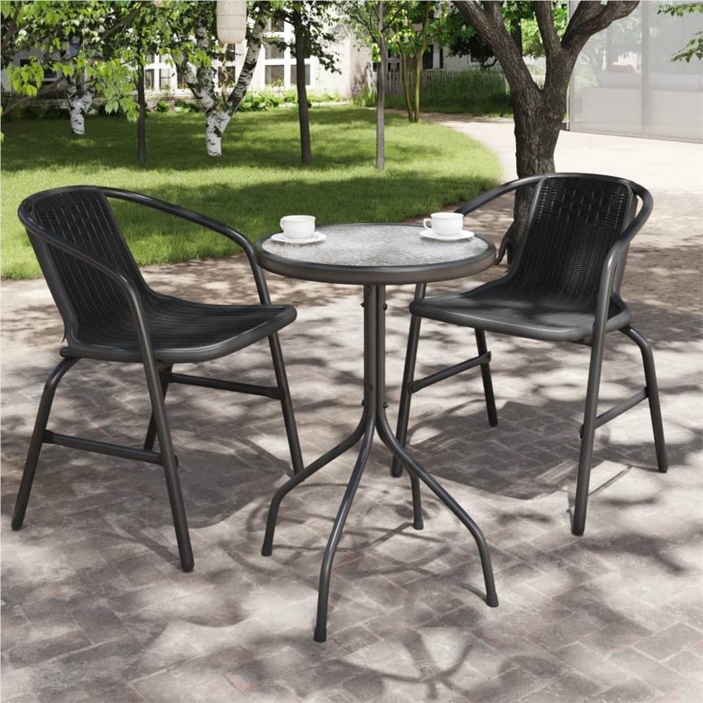 

Garden Table Ø50x71 cm Steel Anthracite