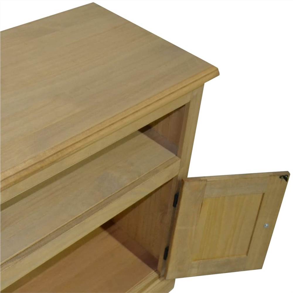 TV Cabinet Mexican Pine Corona Range 80x43x78 Cm 10 TV Cabinet Mexican Pine Corona Range 80x43x78 cm