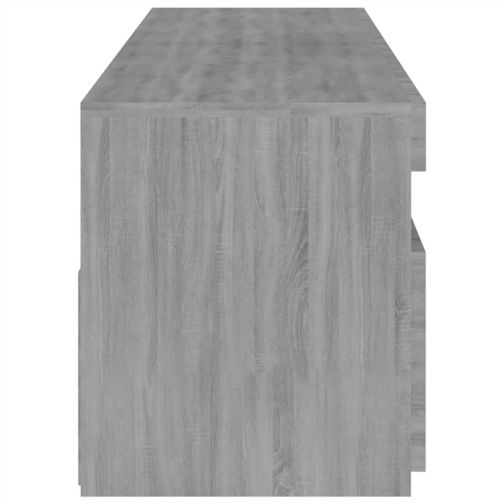 TV Cabinet with LED Lights 2 pcs Grey Sonoma 75x35x40 cm