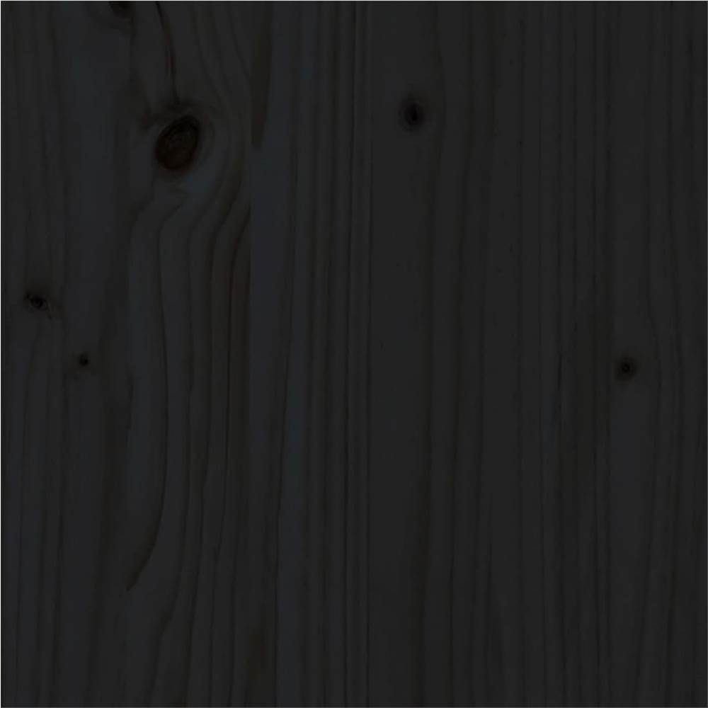 Bed Frame Black Solid Wood 160x200 Cm 5FT King Size 12 Bed Frame Black Solid Wood 160x200 cm 5FT King Size