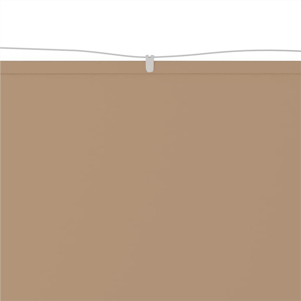 Vertical Awning Taupe 60x360 cm Oxford Fabric