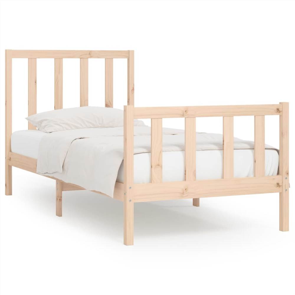 Bed Frame Solid Wood 90x200 cm