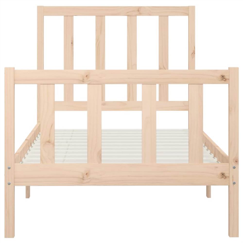 Bed Frame Solid Wood 90x200 cm