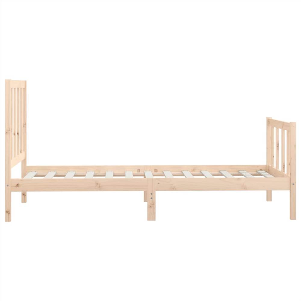 Bed Frame Solid Wood 90x200 cm