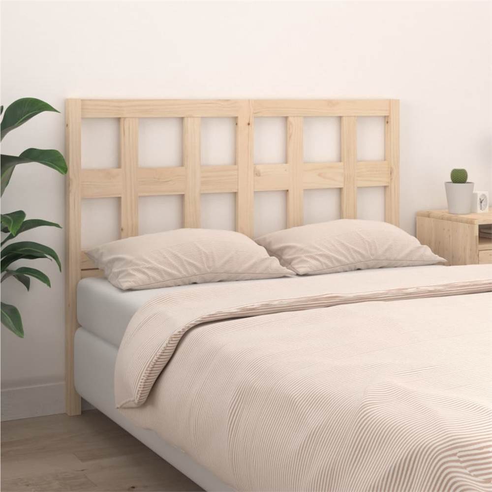

Bed Headboard 145.5x4x100 cm Solid Wood Pine