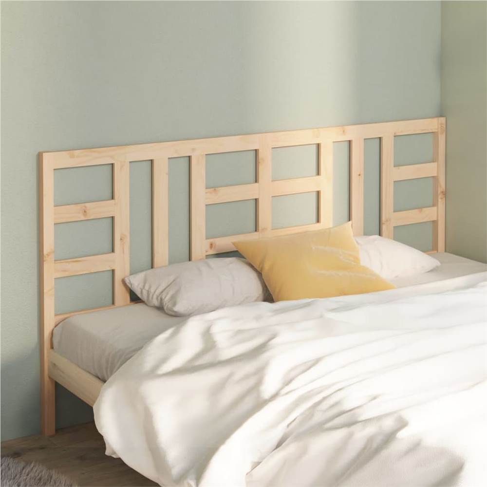 

Bed Headboard 186x4x100 cm Solid Wood Pine