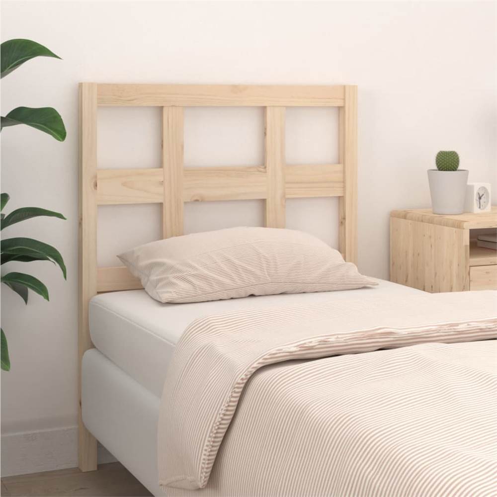 

Bed Headboard 80.5x4x100 cm Solid Wood Pine
