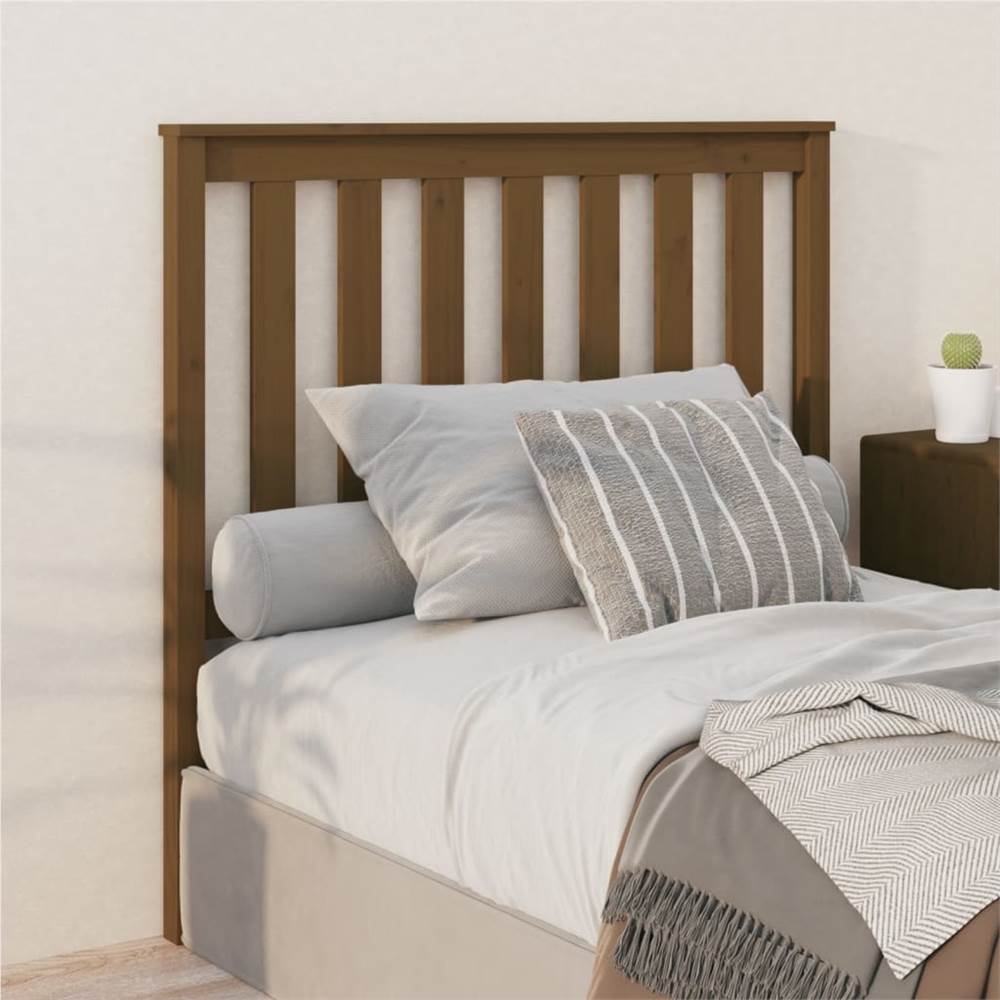

Bed Headboard Honey Brown 106x6x101 cm Solid Wood Pine