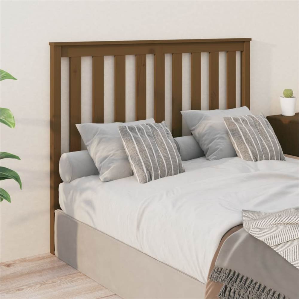 

Bed Headboard Honey Brown 141x6x101 cm Solid Wood Pine
