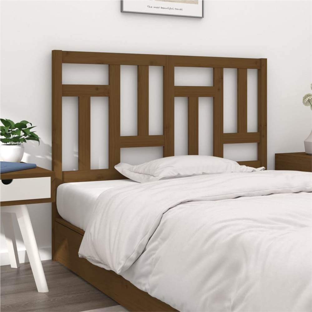 

Bed Headboard Honey Brown 165.5x4x100 cm Solid Wood Pine