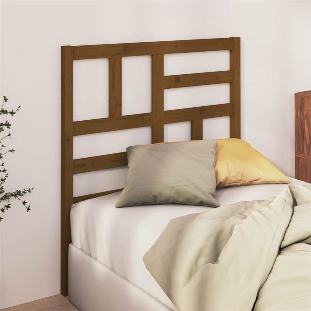Bed Headboard Honey Brown 96x4x104 cm Solid Wood Pine