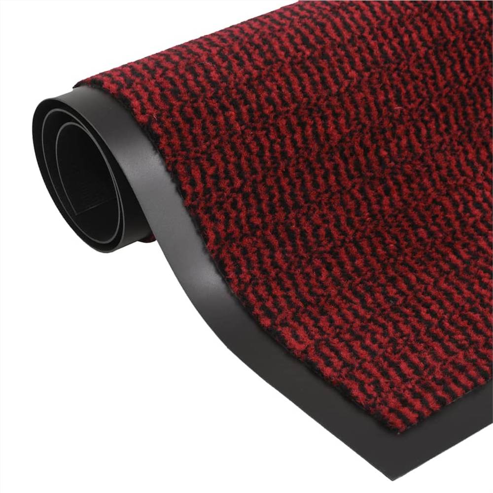 Doormat Tufted 60x180 cm Red