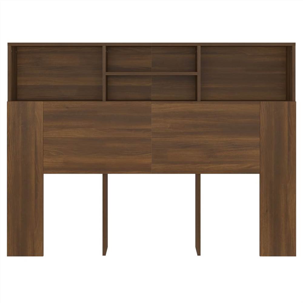Headboard Cabinet Brown Oak 140x19x103.5 Cm 10 Headboard Cabinet Brown Oak 140x19x103.5 cm