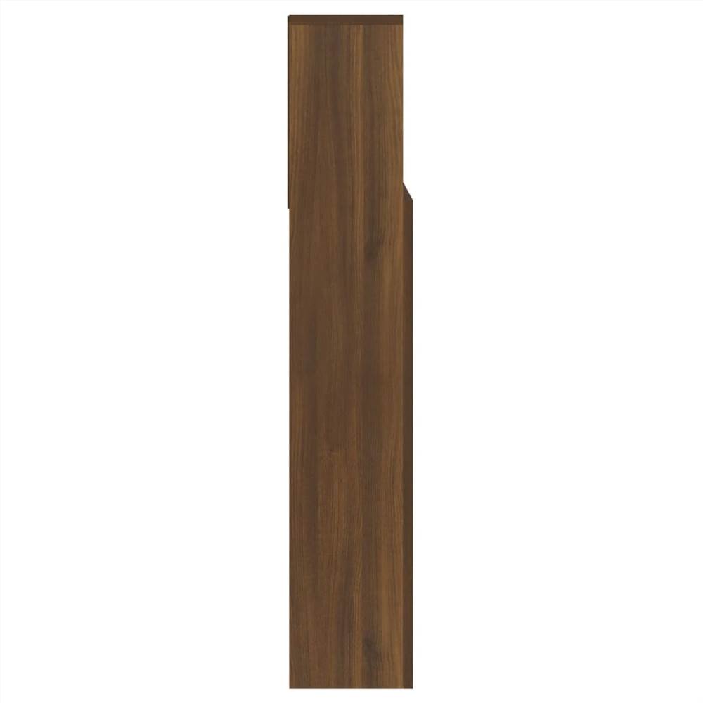 Headboard Cabinet Brown Oak 140x19x103.5 Cm 11 Headboard Cabinet Brown Oak 140x19x103.5 cm
