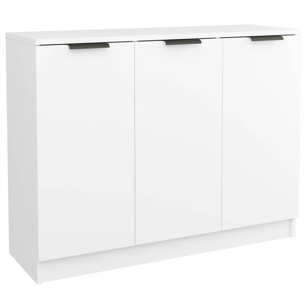 Sideboard White 90.5x30x70 cm Engineered Wood