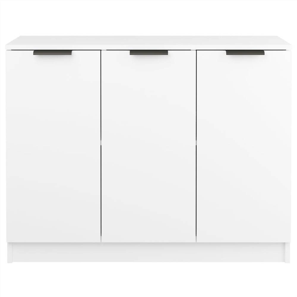 Sideboard White 90.5x30x70 cm Engineered Wood