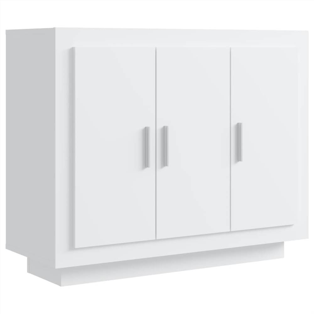 Sideboard White 92x35x75 Cm Engineered Wood 7 Sideboard White 92x35x75 cm Engineered Wood