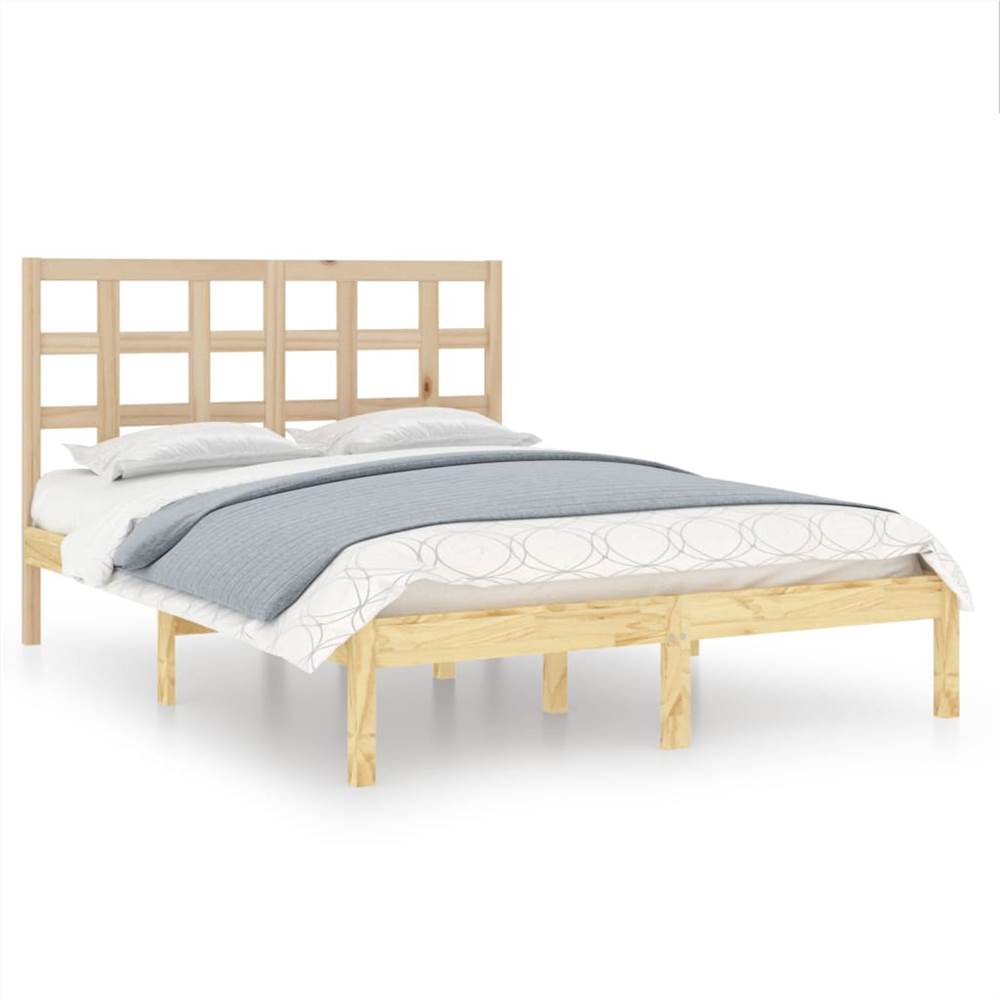 Bed Frame Solid Wood 120x190 cm 4FT Small Double