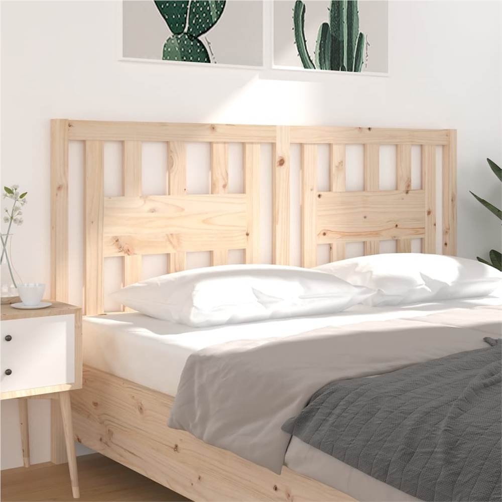 Headboard 186x4x100 Cm Solid Wood Pine 9 Headboard 186x4x100 cm Solid Wood Pine