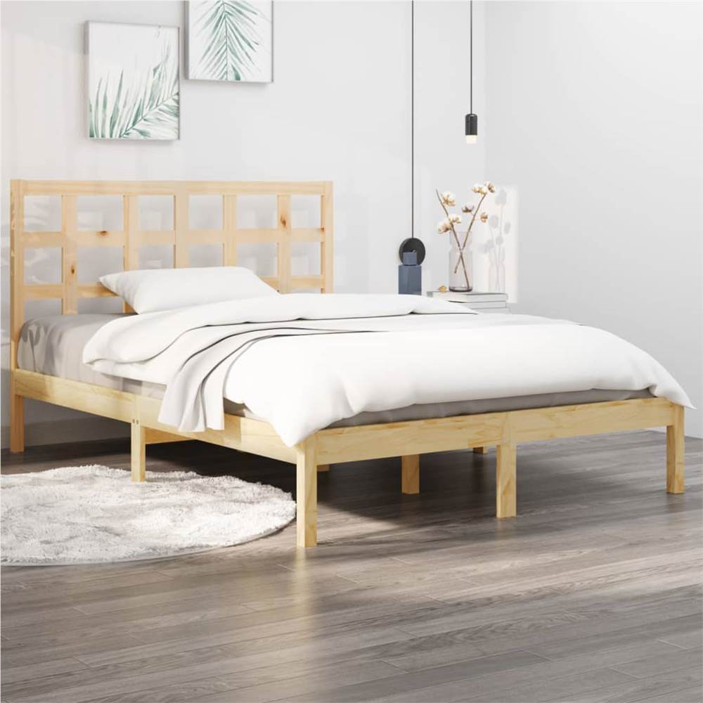 

Bed Frame Solid Wood 120x200 cm