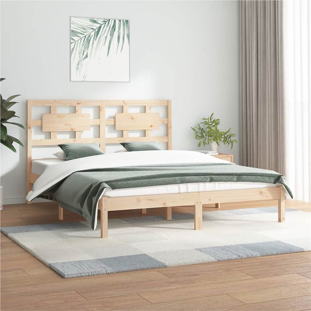 

Bed Frame Solid Wood Pine 200x200 cm