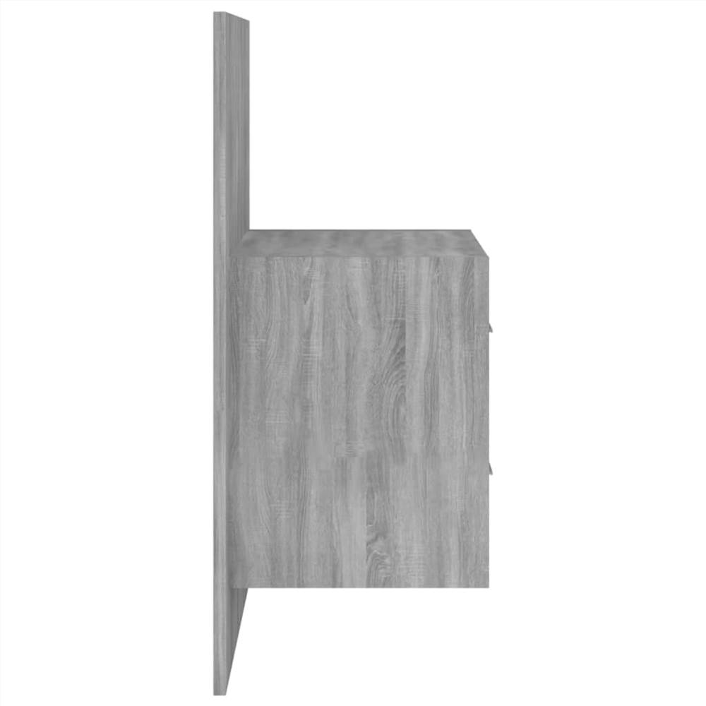 Bed Headboard with Grey Sonoma Engineered Wood