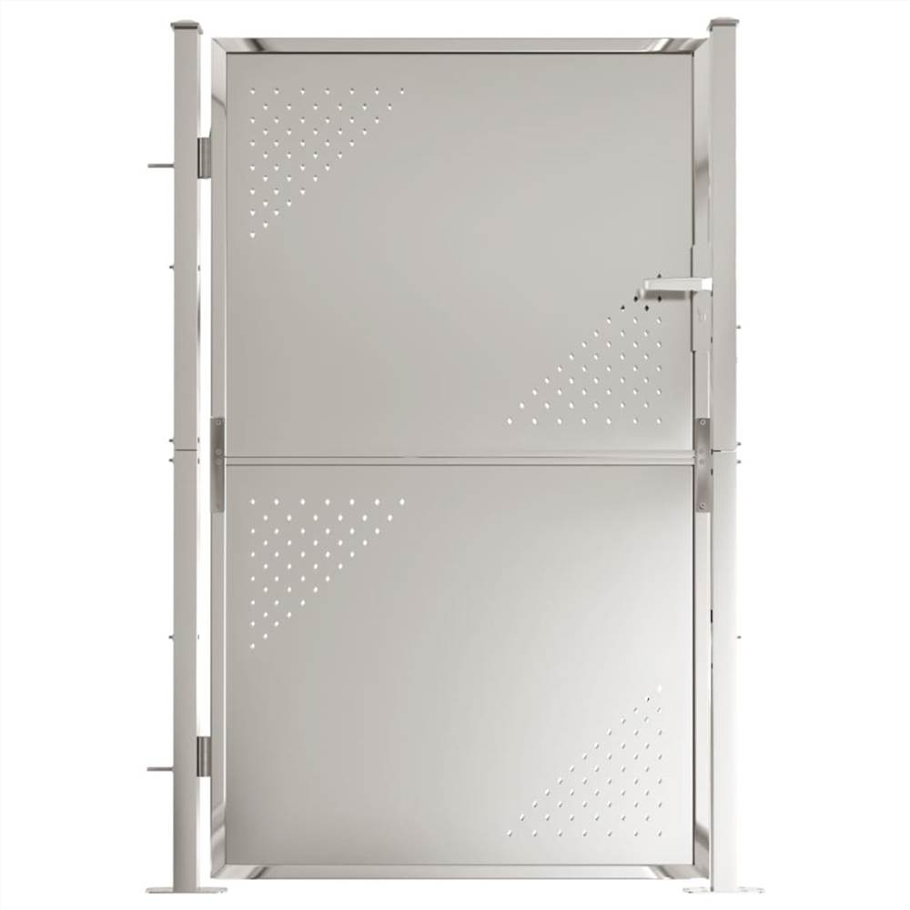 Garden Gate 100x150 Cm Stainless Steel 9 Garden Gate 100x150 cm Stainless Steel