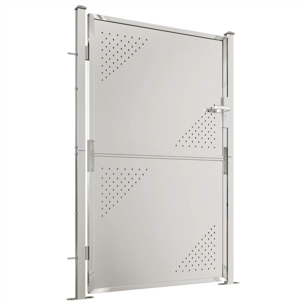 Garden Gate 100x150 Cm Stainless Steel 10 Garden Gate 100x150 cm Stainless Steel