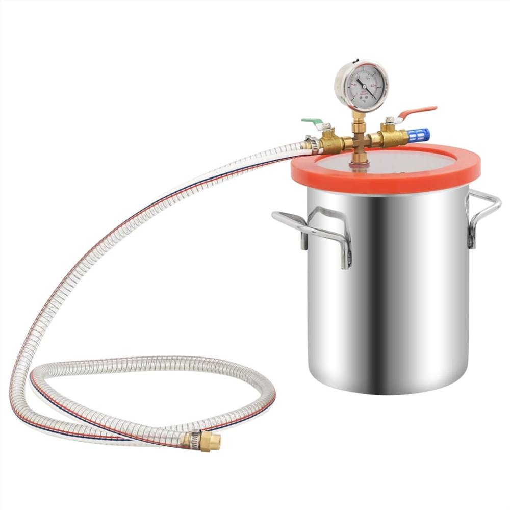 Vacuum Chamber with 2-stage Pump 5.5 L