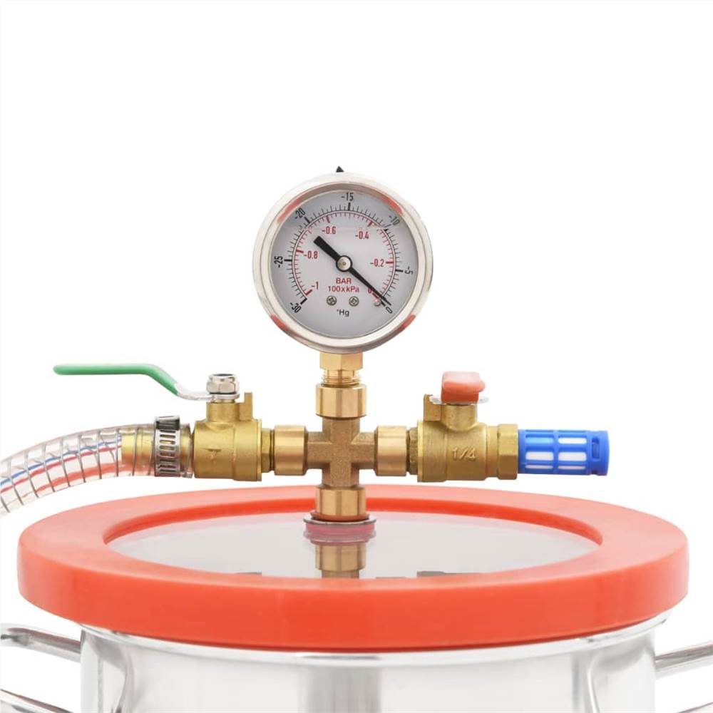 Vacuum Chamber With Single-stage Pump 3.7 L 16 Vacuum Chamber with Single-stage Pump 3.7 L