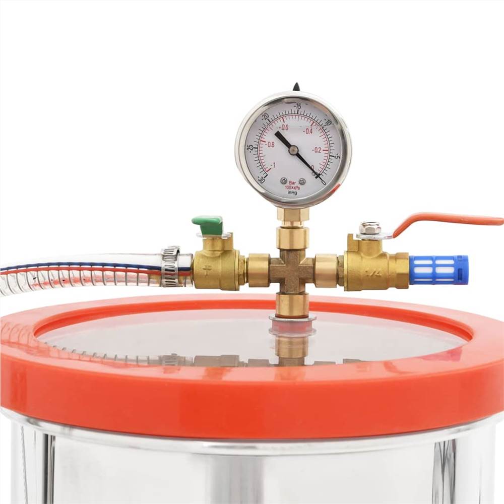 Vacuum Chamber with Single-stage Pump 7.4 L