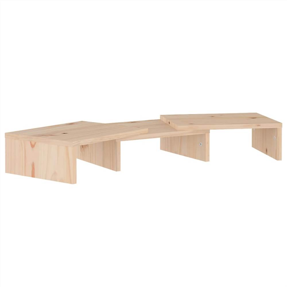 Monitor Stand 60x24x10.5 Cm Solid Wood Pine 13 Monitor Stand 60x24x10.5 cm Solid Wood Pine