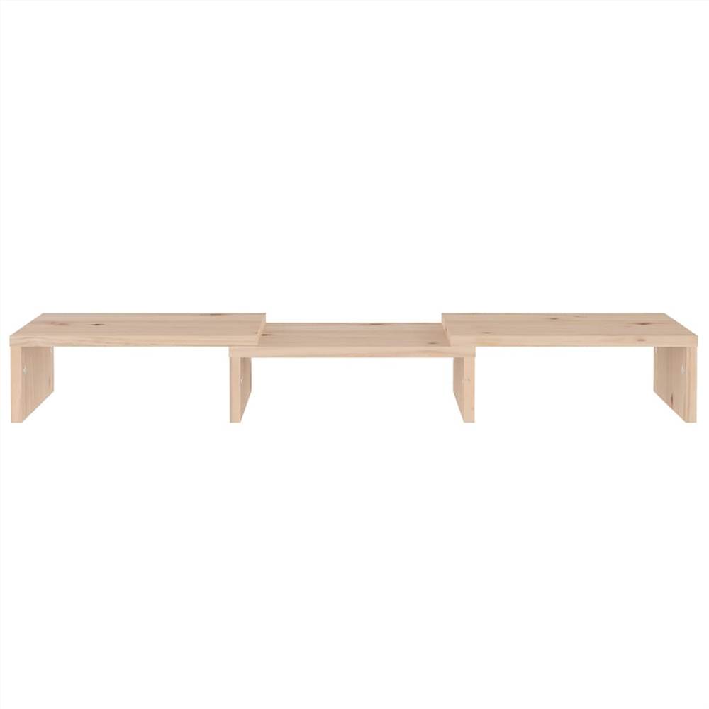 Monitor Stand 60x24x10.5 Cm Solid Wood Pine 16 Monitor Stand 60x24x10.5 cm Solid Wood Pine