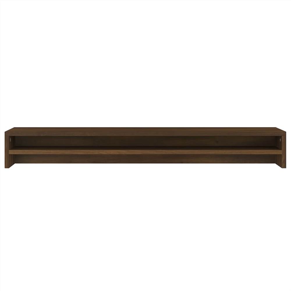 Monitor Stand Brown Oak 100x24x13 Cm Engineered Wood 15 Monitor Stand Brown Oak 100x24x13 cm Engineered Wood