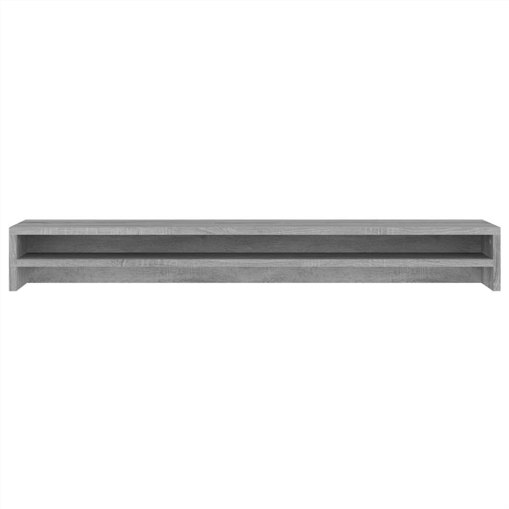 Monitor Stand Grey Sonoma 100x24x13 Cm Engineered Wood 15 Monitor Stand Grey Sonoma 100x24x13 cm Engineered Wood