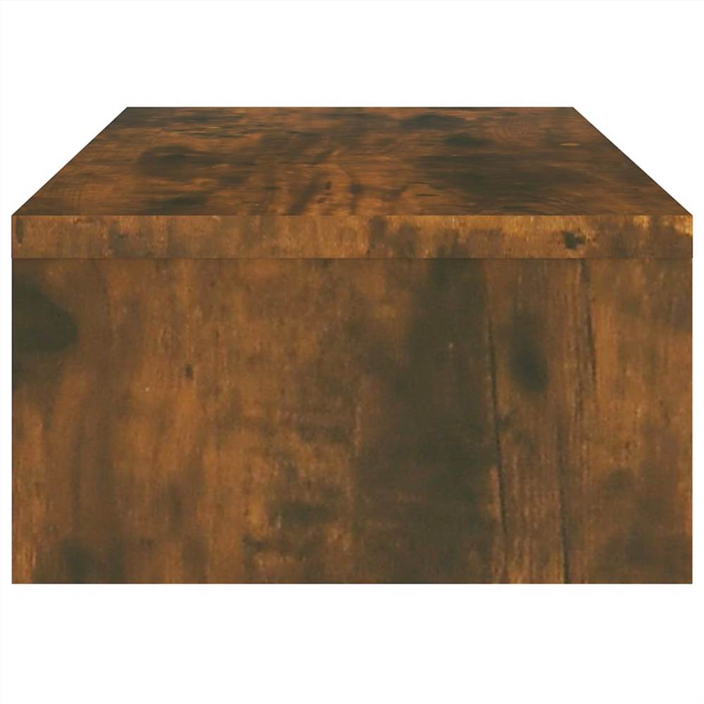 Monitor Stand Smoked Oak 42x24x13 Cm Engineered Wood 16 Monitor Stand Smoked Oak 42x24x13 cm Engineered Wood