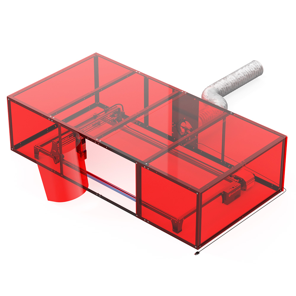 SCULPFUN Laser Engraver Smoke Exhaust Box Poland
