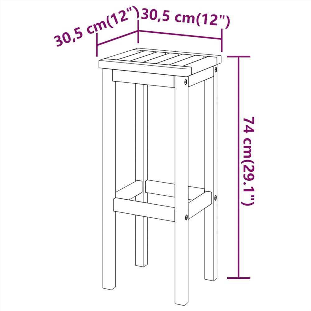 5 Piece Garden Bar Set Solid Acacia Wood