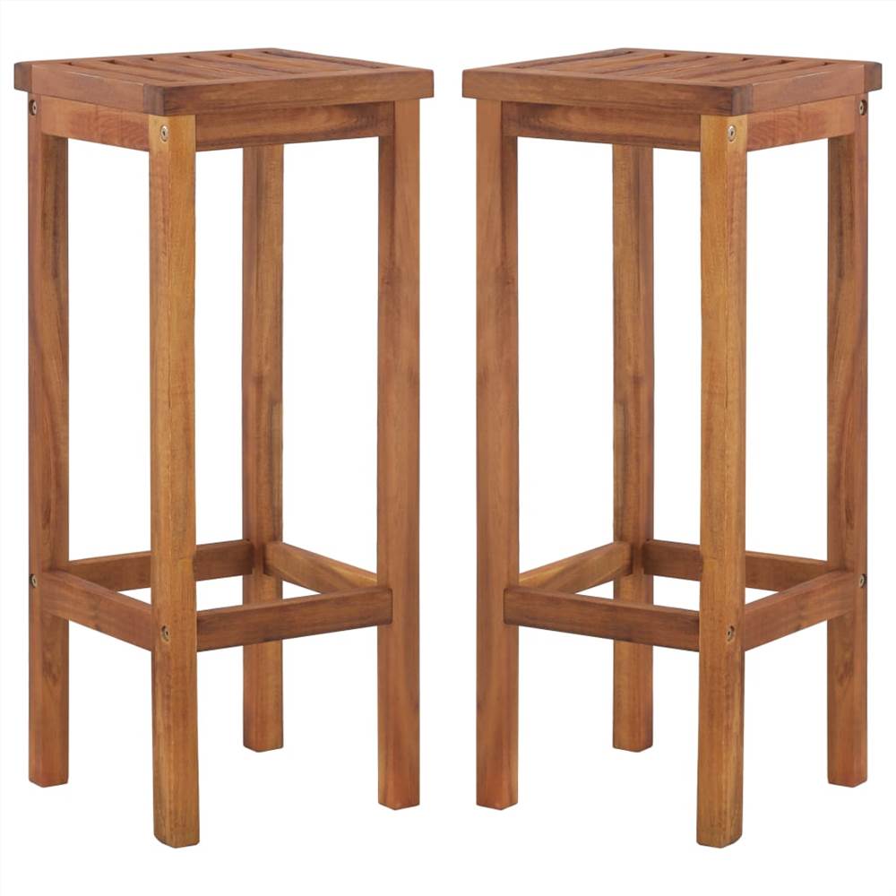 7 Piece Garden Bar Set Solid Wood Acacia